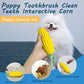 Interactive Corn Dog Chew Toy and Toothbrush