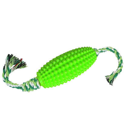 Interactive Corn Dog Chew Toy and Toothbrush