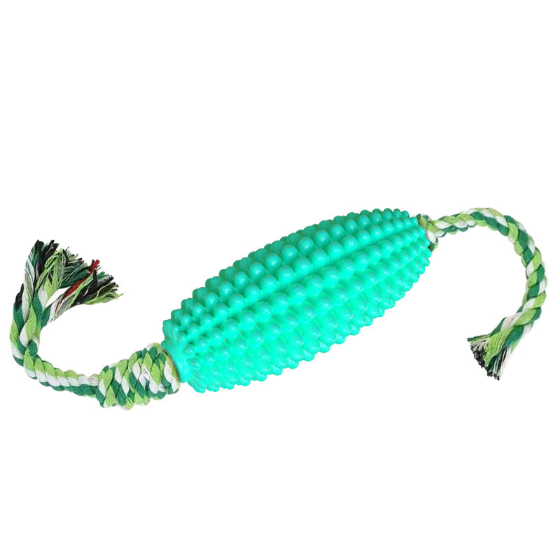 Interactive Corn Dog Chew Toy and Toothbrush
