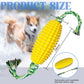 Interactive Corn Dog Chew Toy and Toothbrush